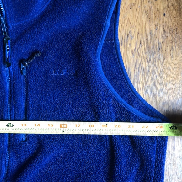 LL Bean Mens Fleece Vest Size M - Picture 4 of 5